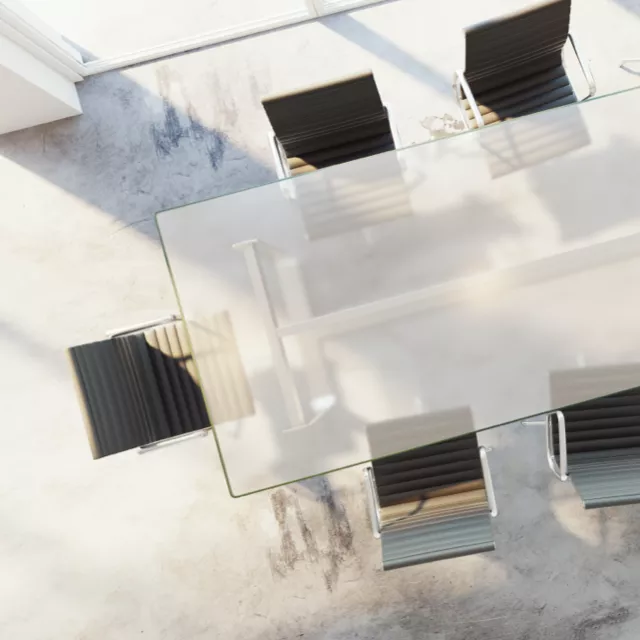 Glass processing for executive and individual desks, furniture for meeting rooms (glass partition walls, etc.).